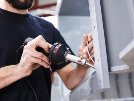 Ручной аппарат горячего воздуха HOT JET S (Хот Джет S), применение