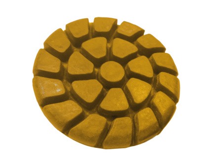 Шлифовальный пад 400, желтый, для бетона_0